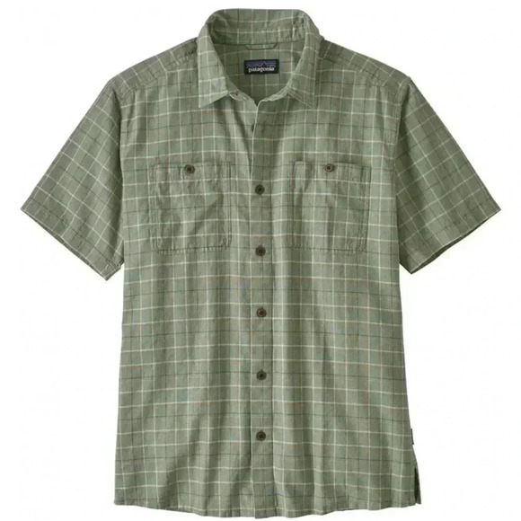 Patagonia 'Back Step' Regular Fit Check Short Sleeve Sport Shirt Medium - Picture 1 of 7